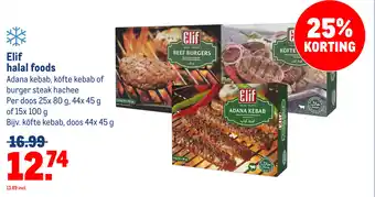 Makro Elif halal foods aanbieding