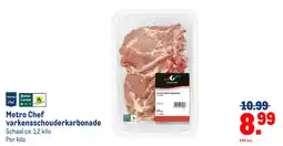 Makro Metro Chef varkensschouderkarbonade aanbieding