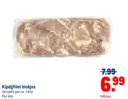 Makro Kipdijfilet blokjes aanbieding
