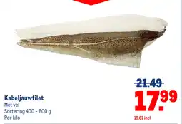Makro Kabeljauwfilet aanbieding