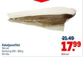 Makro Kabeljauwfilet aanbieding