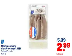 Makro Maatjesharing nieuwe vangst MSC aanbieding
