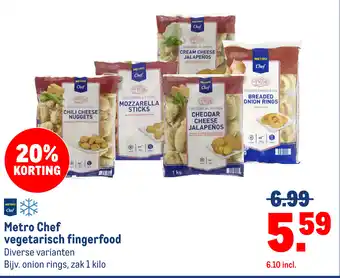 Makro Metro Chef vegetarisch fingerfood aanbieding
