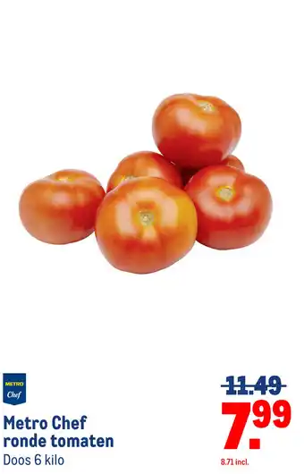 Makro Metro Chef ronde tomaten aanbieding