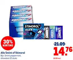 Makro Alle Smint of Stimorol aanbieding