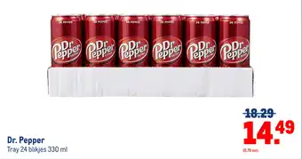 Makro Dr. Pepper aanbieding