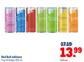 Makro Red Bull editions aanbieding