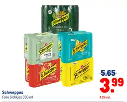 Makro Schweppes aanbieding