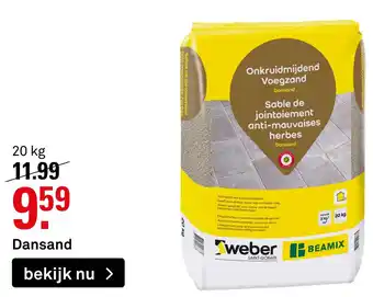 Karwei Dansand 20 kg aanbieding