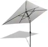 Praxis vidaXL Parasol 1 Wit paraplu aanbieding