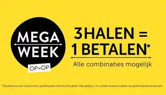 Holland & Barrett MEGA WEEK 3 halen = 1 betalen aanbieding