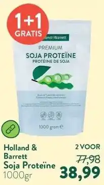 Holland & Barrett Soja Proteïne aanbieding