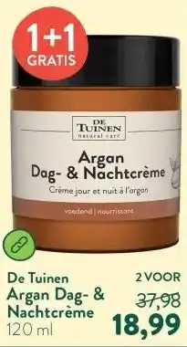 Holland & Barrett Argan Dag- & Nachtcrème aanbieding