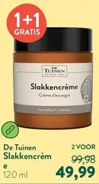 Holland & Barrett Slakkencrème aanbieding