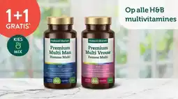Holland & Barrett 1+1 GRATIS Op alle H&B multivitamines aanbieding