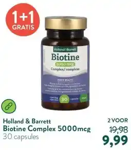 Holland & Barrett Biotine Complex 5000mcg aanbieding