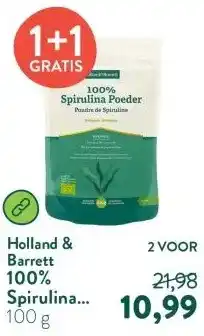 Holland & Barrett 100% Spirulina Poeder Biologisch aanbieding