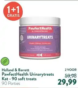 Holland & Barrett PawfectHealth Urinarytreats Kat - 90 soft treats aanbieding