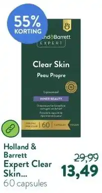 Holland & Barrett Expert Clear Skin Liposomaal aanbieding