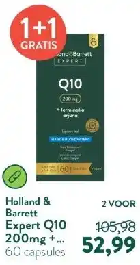Holland & Barrett Expert Q10 200mg + Terminalia Arjuna Liposomaal aanbieding