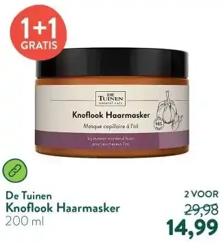 Holland & Barrett Knoflook Haarmasker aanbieding