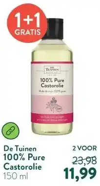 Holland & Barrett 100% Pure Castorolie aanbieding