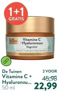 Holland & Barrett Vitamine C + Hyaluronzuur Dagcrème aanbieding