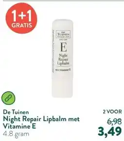 Holland & Barrett Night Repair Lipbalm met Vitamine E aanbieding