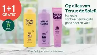 Holland & Barrett 1+1 GRATIS Op alles van Tenue de Soleil aanbieding