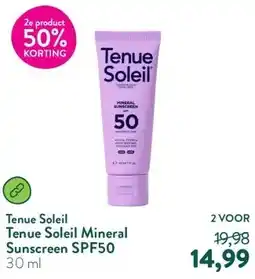 Holland & Barrett Tenue Soleil Mineral Sunscreen SPF50 aanbieding