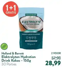 Holland & Barrett Elektrolyten Hydration Drink Kokos – 150g aanbieding