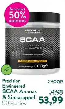 Holland & Barrett BCAA Ananas & Sinaasappel aanbieding