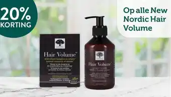 Holland & Barrett 20% KORTING Op alle New Nordic Hair Volume aanbieding