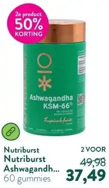 Holland & Barrett Nutriburst Ashwagandha KSM-66® + Vitamine B5 - 60 gummies aanbieding