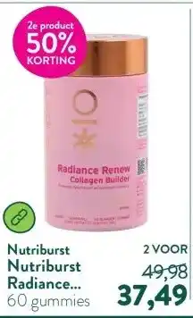 Holland & Barrett Nutriburst Radiance Renew Collagen Builder + Bèta-caroteen - 60 gummies aanbieding