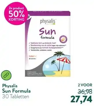 Holland & Barrett Sun Formula aanbieding
