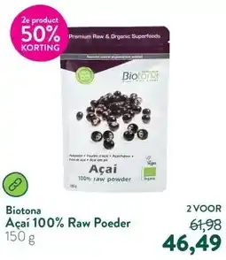 Holland & Barrett Açaà 100% Raw Poeder aanbieding