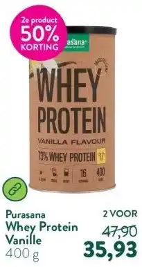 Holland & Barrett Whey Protein Vanille aanbieding