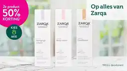Holland & Barrett 2e product 50% KORTING Op alles van Zarqa aanbieding