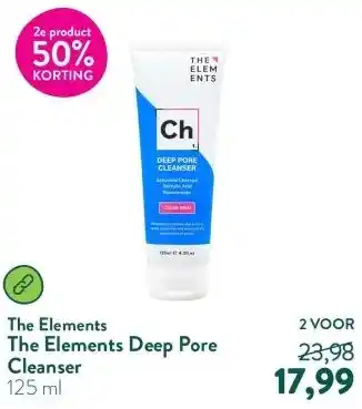 Holland & Barrett The Elements Deep Pore Cleanser aanbieding