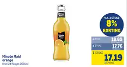 Makro Minute Maid orange aanbieding