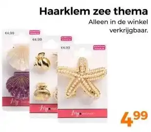 Trekpleister Haarklem zee thema aanbieding