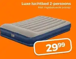 Trekpleister Luxe luchtbed 2-persoons Met ingebouwde pomp. aanbieding