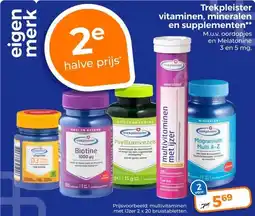 Trekpleister Trekpleister vitaminen, mineralen: en supplementen aanbieding