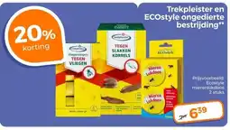 Trekpleister Trekpleister en ECOstyle ongedierte bestrijding** aanbieding