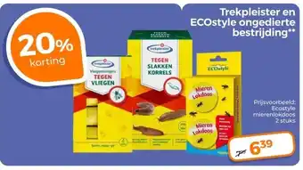 Trekpleister Trekpleister en ECOstyle ongedierte bestrijding** aanbieding