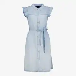 Scapino TwoDay dames jurk met vlindermouwen lichtblauw aanbieding