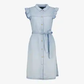 Scapino TwoDay dames jurk met vlindermouwen lichtblauw aanbieding