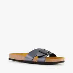 Scapino Hush Puppies dames bio slippers antraciet aanbieding