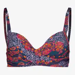 Scapino Osaga voorgevormde dames bikinitop print blauw aanbieding